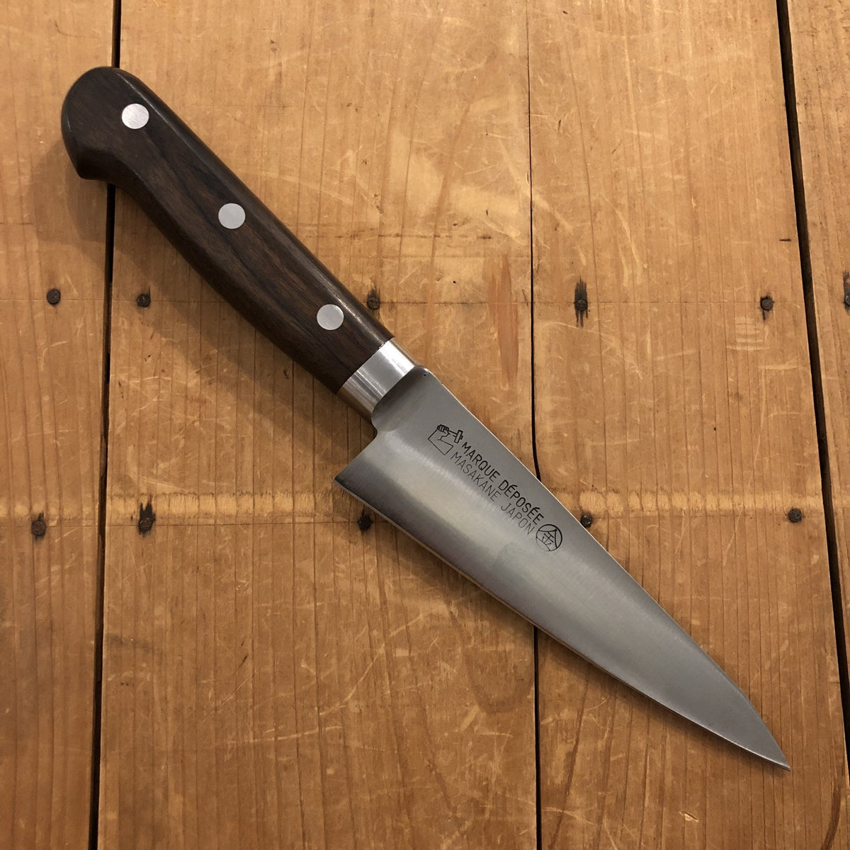 Masakane New Old Stock 150mm Honesuki Kaku SK Carbon Steel