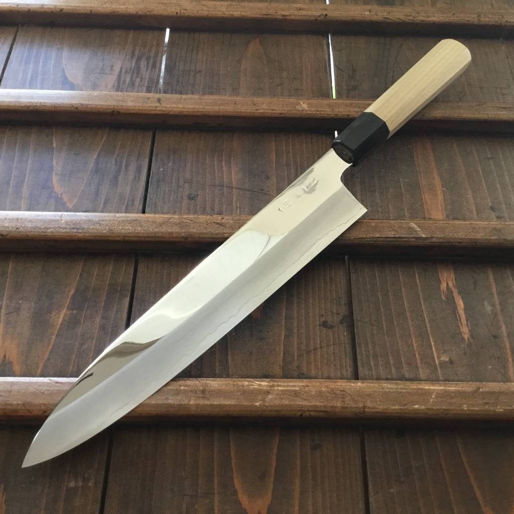 Sakai Kikumori Choyo 270mm Gyuto Ginsanko with Saya