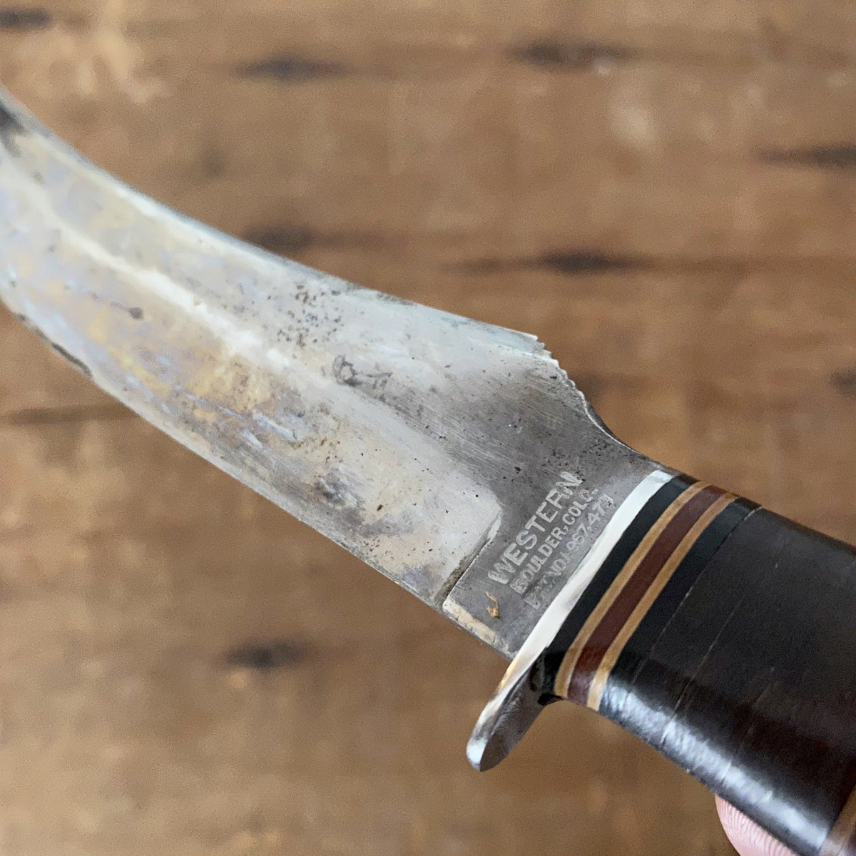 Western Hunting Knife Boulder Colo. 1950's