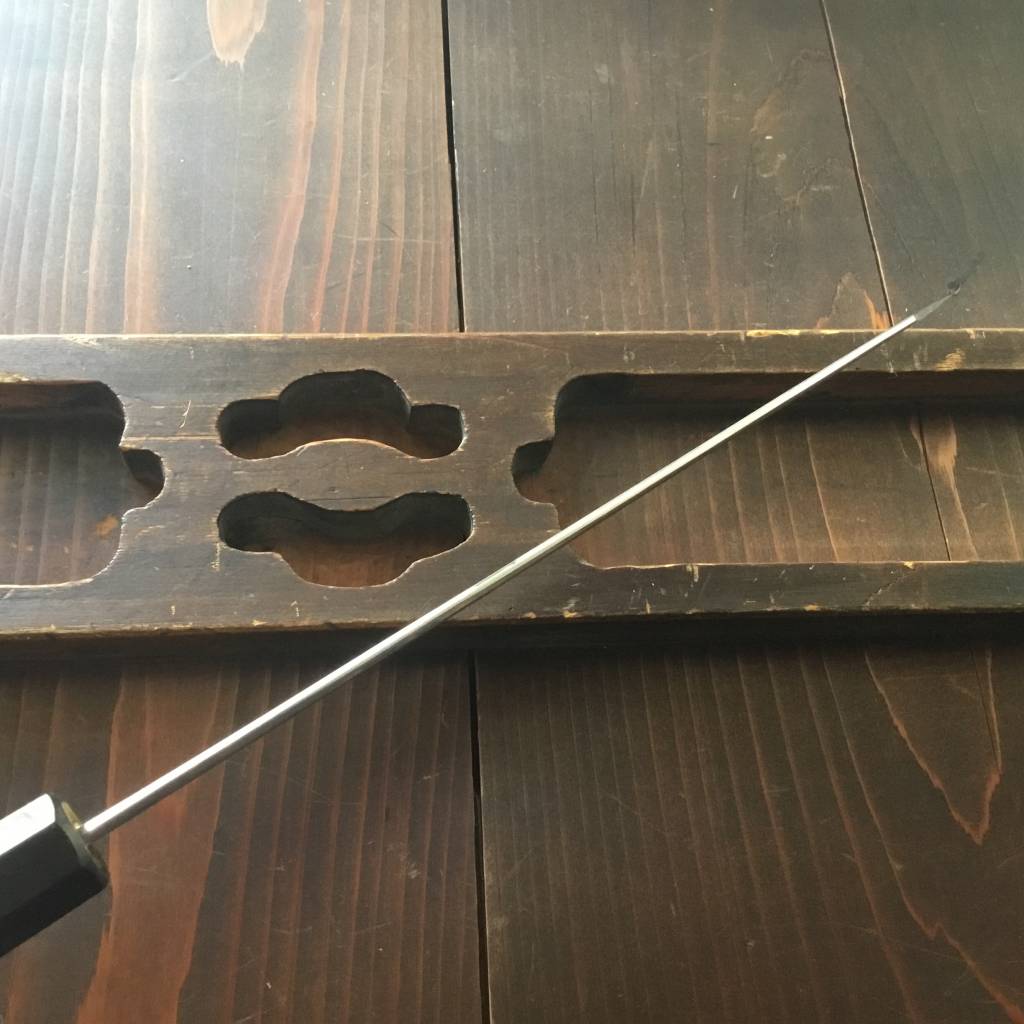 Sakai Kikumori 'Choyo' 210mm Kiritsuke Gyuto Ginsanko with Saya