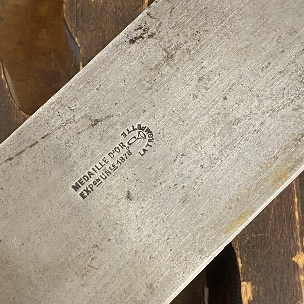 La Trompette 11" Nogent Style Chef Knife Paris *Pre-1891* Pre-Dufresne/Pouzet/Sabatier