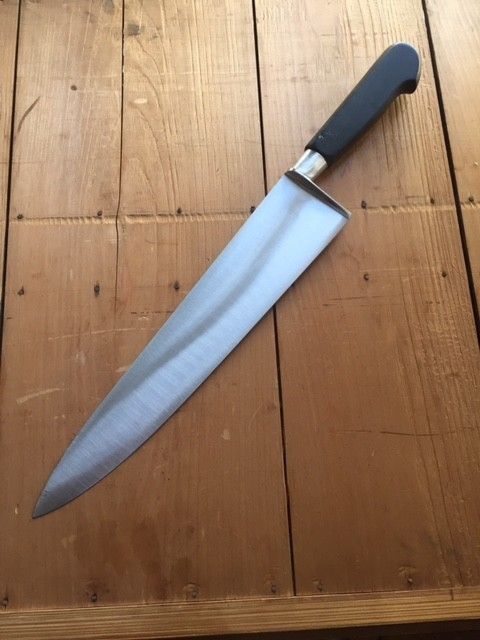 K Sabatier New Old Stock Nogent / Cuisine Massive 12" Chef Carbon Steel