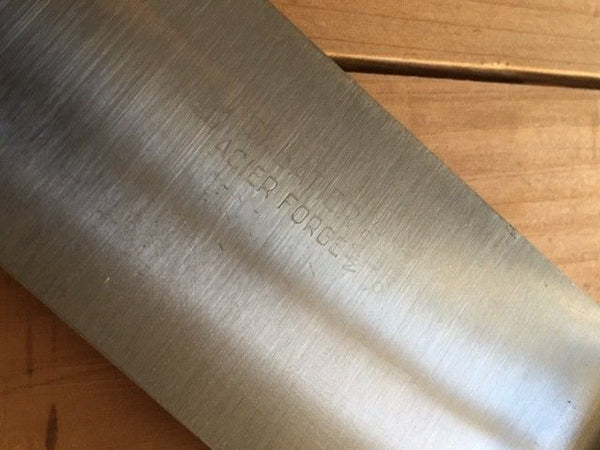K Sabatier New Old Stock Nogent / Cuisine Massive 8" Chef Carbon Steel