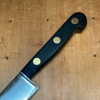 American 10" Flexible Slicer Hand Forged Carbon Steel Ebony Brass