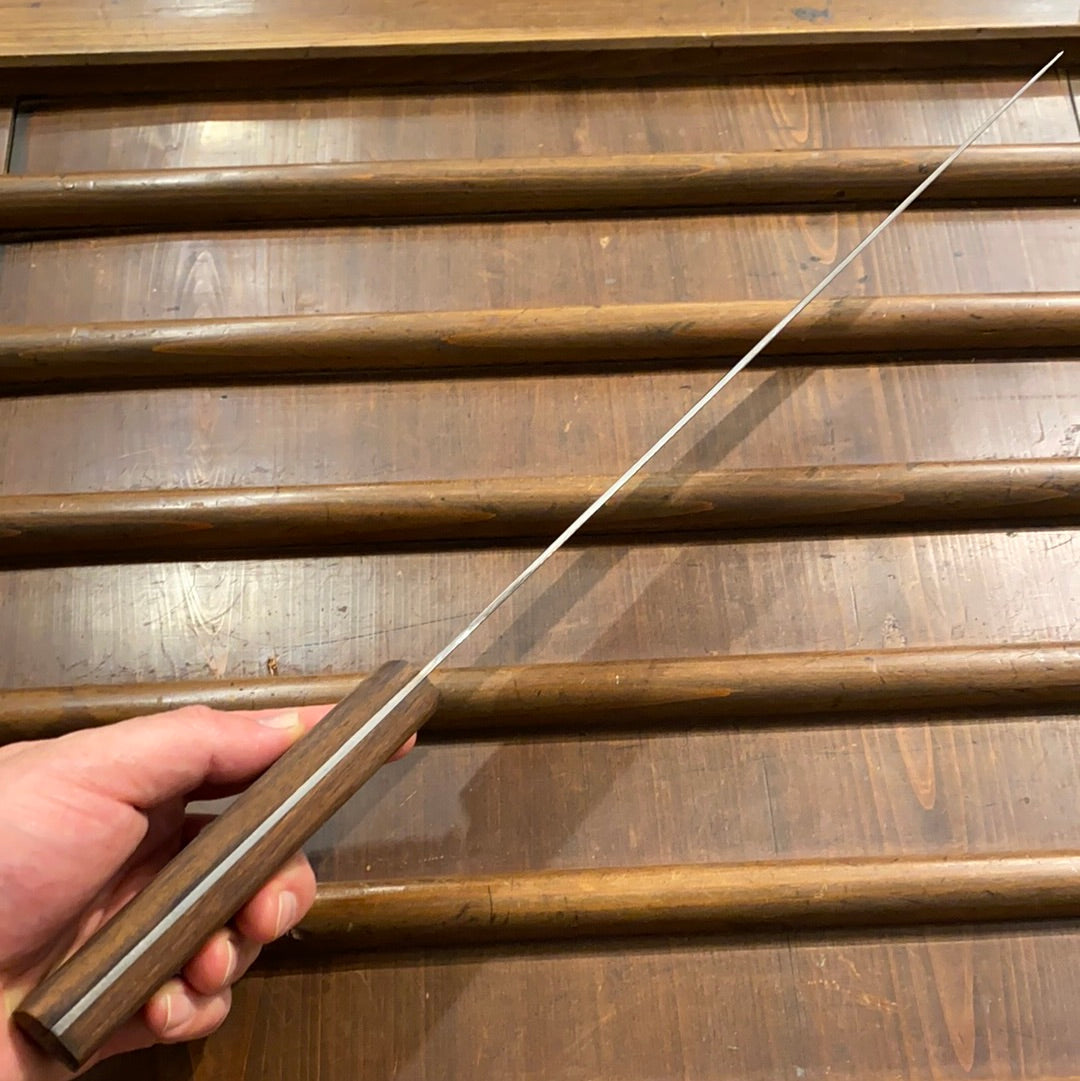 Unmarked 12” Scimitar Carbon Steel American 1930-60s