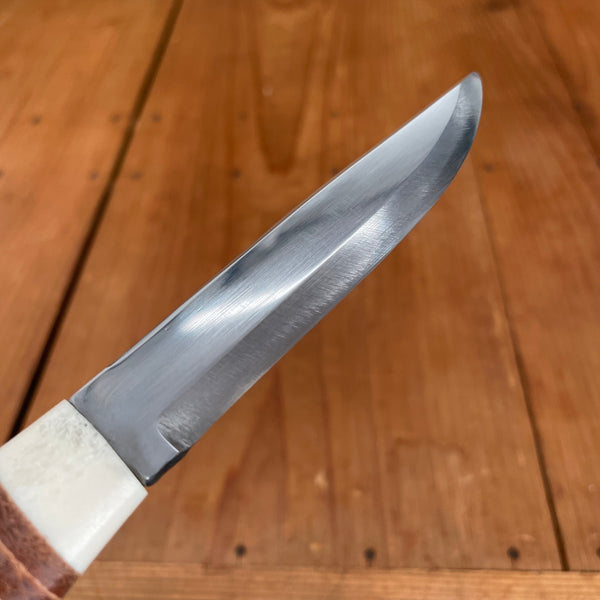 S. & S. Helle Holmedal Norway New Old Stock 100mm Knife - Laminated Carbon Steel