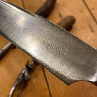 Landers Frary & Clark Universal Carving 3Pc Set Knife Fork Steel Carbon Steel Stag Sterling