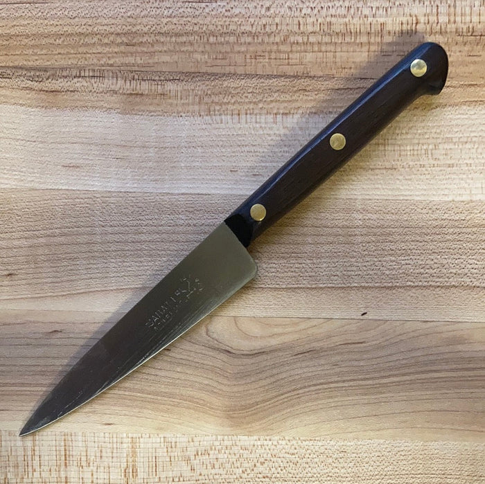 K Sabatier - NOS 4.25" Plate-Semelle Office - Hand Forged Carbon Steel - Birds Head Pommel Palisander