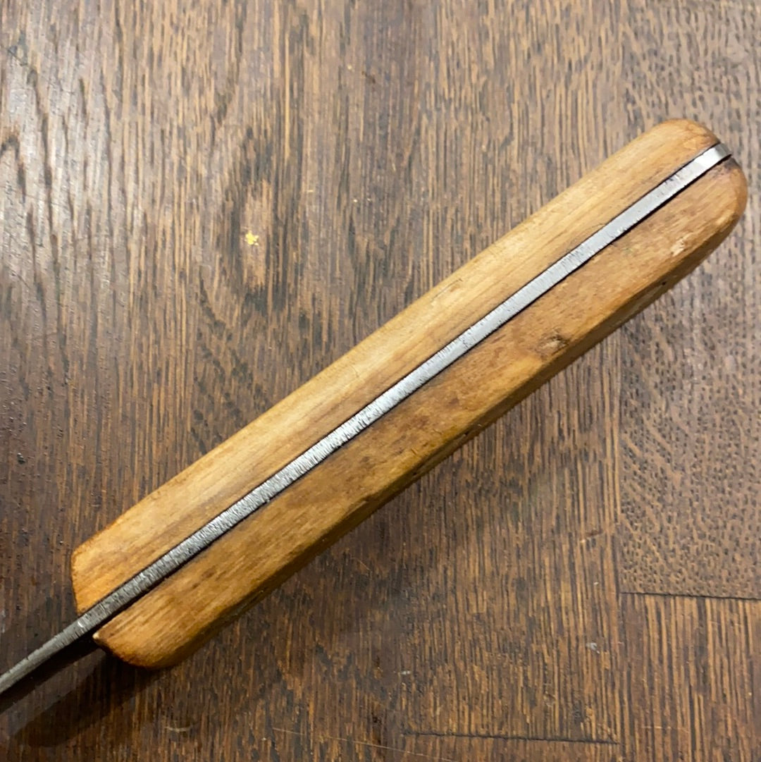 Foster Bros 5.25” Cut Down Boning Knife Carbon Steel Hardwood 1930s