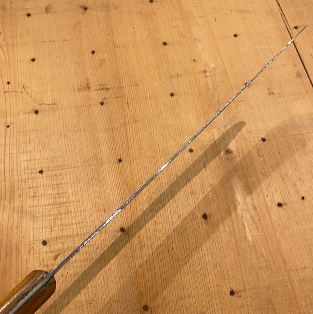 I Wilson 11.75” Bullnose Scimitar Carbon Steel Sheffield 1890-1920’s