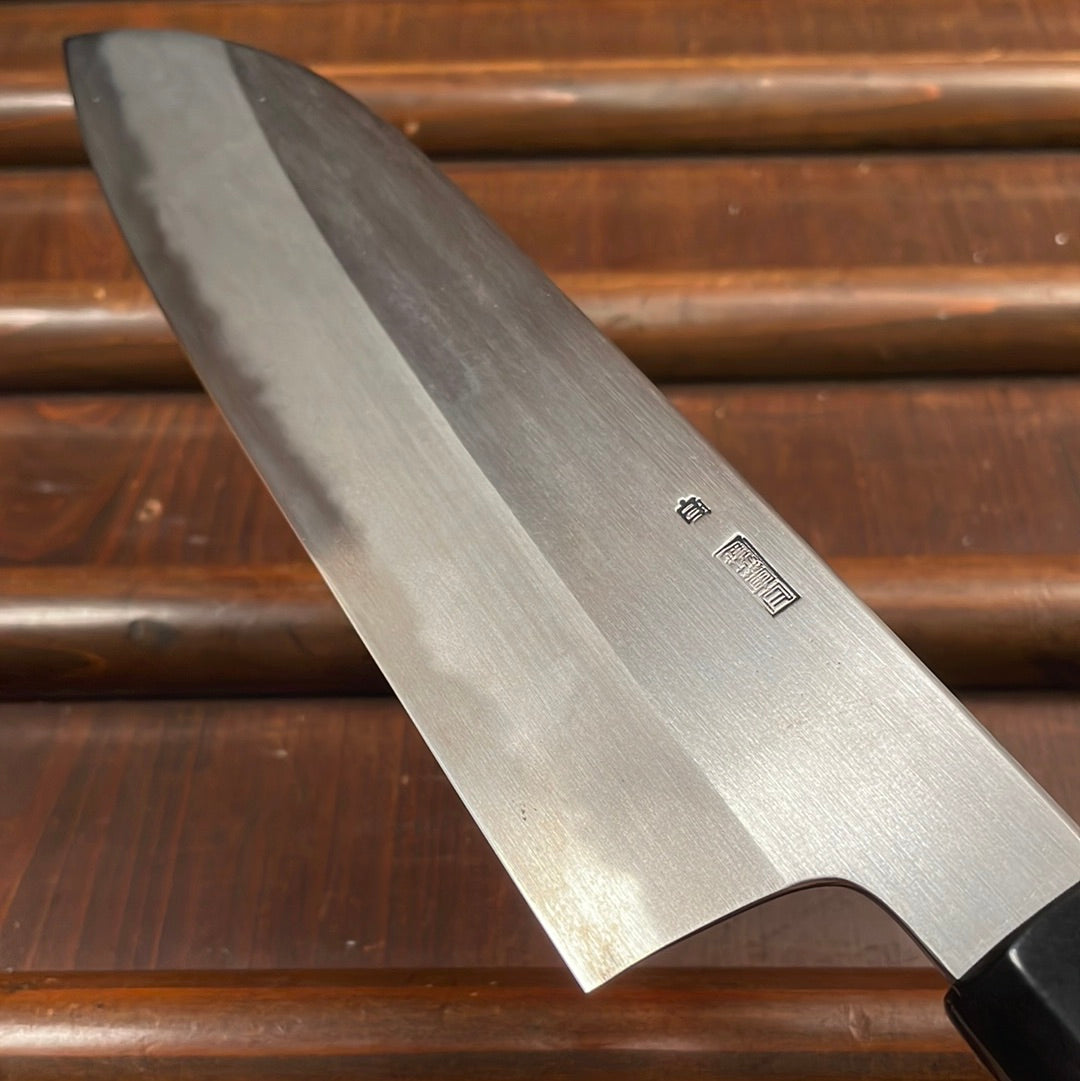 Sakai Kikumori 'Kikuzuki Kasumi' 180mm Santoku - Shirogami 2