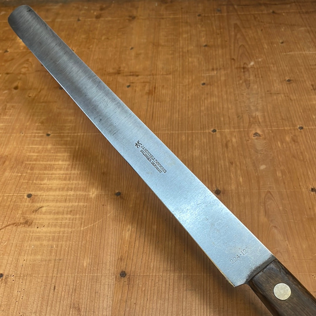 J A Henckels Carbon Steel Roast Slicer Solingen Germany 1950's
