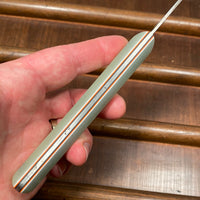 Silverthorn 6" Boning O1 Carbon Steel Green G10 Handle