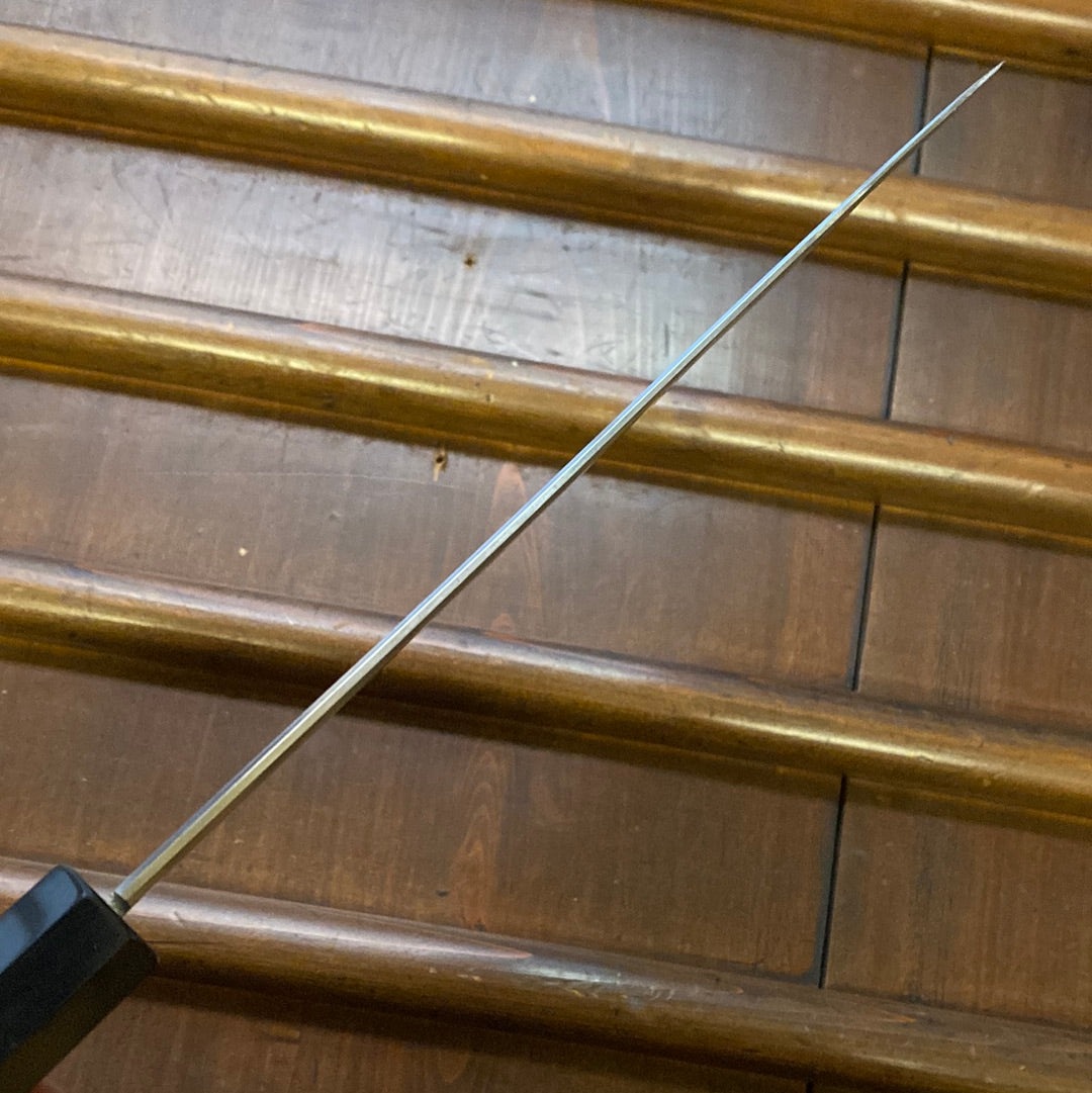 Sakai Konosuke Fujiyama FM 210 Gyuto Shirogami 2 - Ground by Myojin Naohito w saya