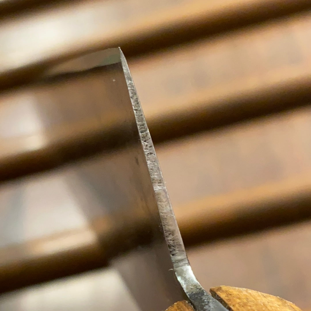 Unmarked 12” Chef Knife Carbon Steel American 1930’s-50’s Lamson?