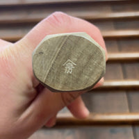 Sakai Kikumori Kikuzuki Uzu 210mm Kiritsuke Gyuto Aogami 1 with Saya