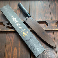 Tojiro 210mm Gyuto Shippu Series Black Damascus VG10 Wa Gyuto W Saya