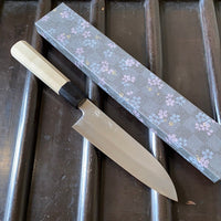 Hitohira Kikuchiyo Ren 180mm Santoku Shirogami #2