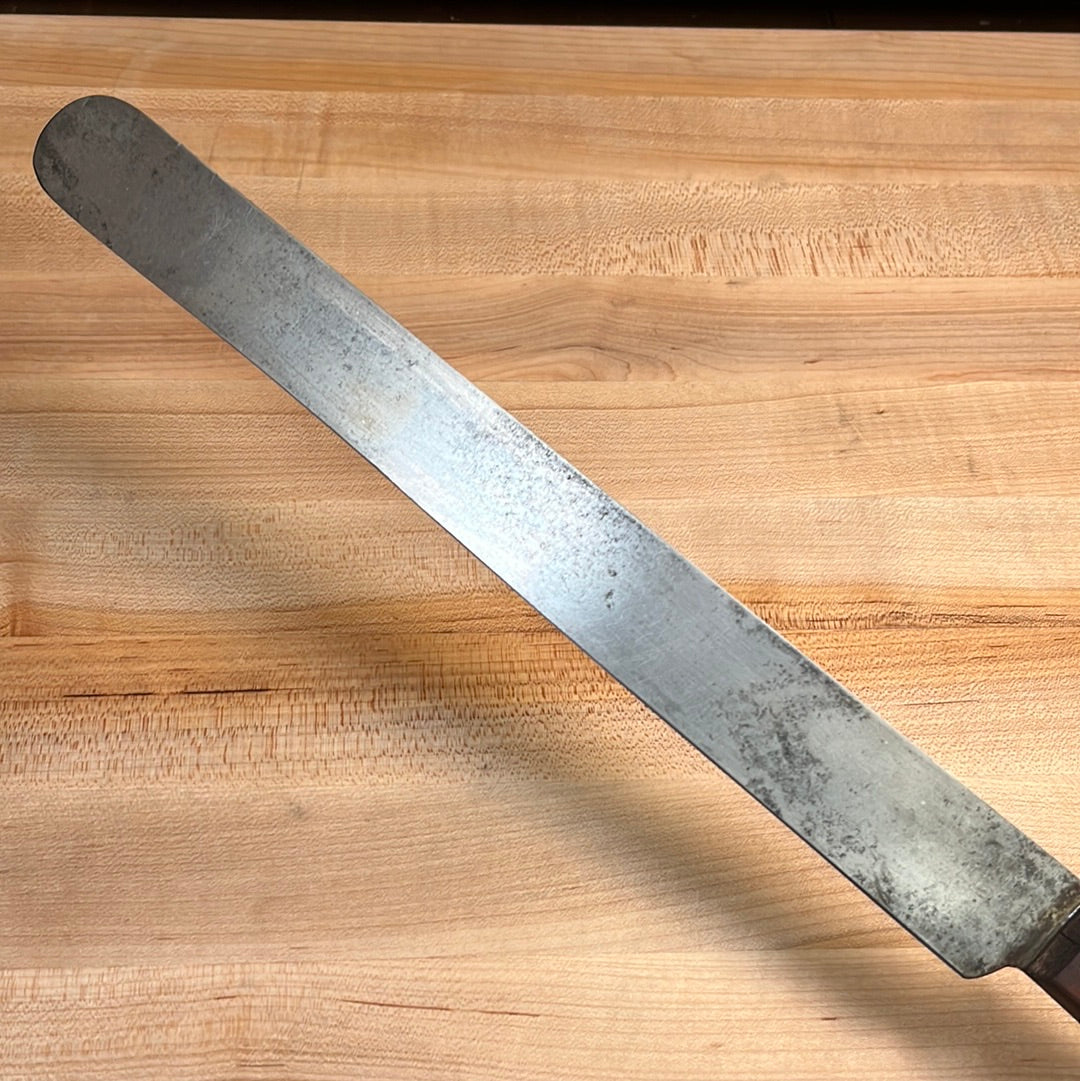 Lamson 12" Roast Beef Slicer Carbon Steel Rosewood 1940-60s