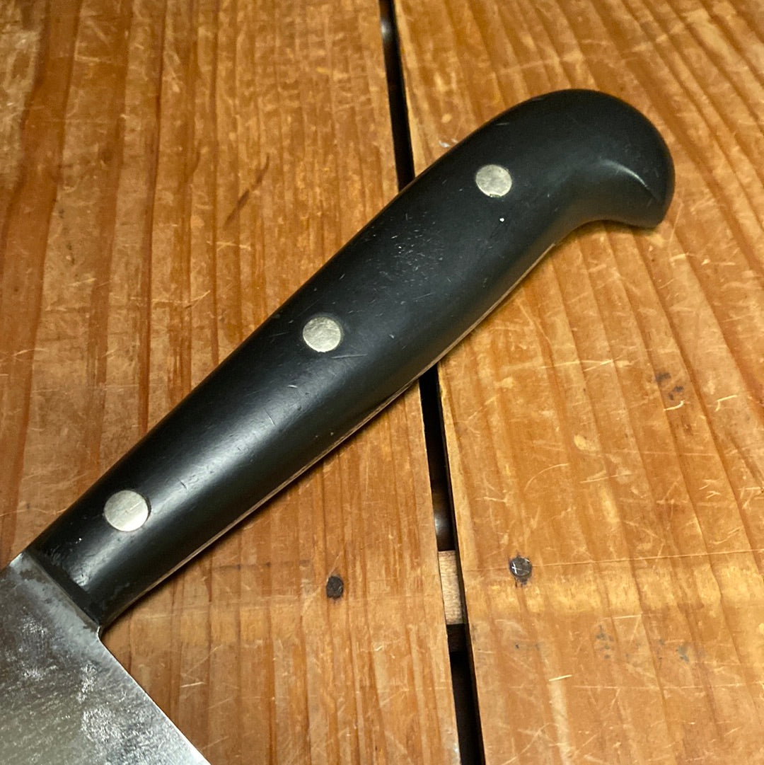 Dexter Harrington Cutlery Co 9.75" Chef Carbon Steel Gutta Percha 1902-1920's