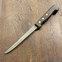 Ludwig Schleip 6” Boning Knife Narrow Flexible Carbon Steel Solingen 1960’s/70’s