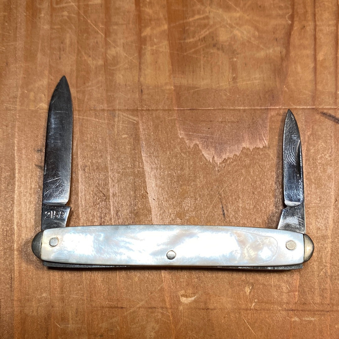 Boker USA 2 7/8” Pen Knife Mother of Pearl no.2159 1917-1986