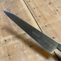 J A Henckels 10” Chef Knife Carbon Steel 1950’s-60’s 225-10”