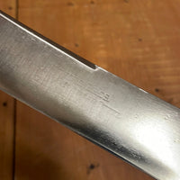 Nichols Bros 10” Bullnose Scimitar Carbon Shear Steel 19th C - Early 20th