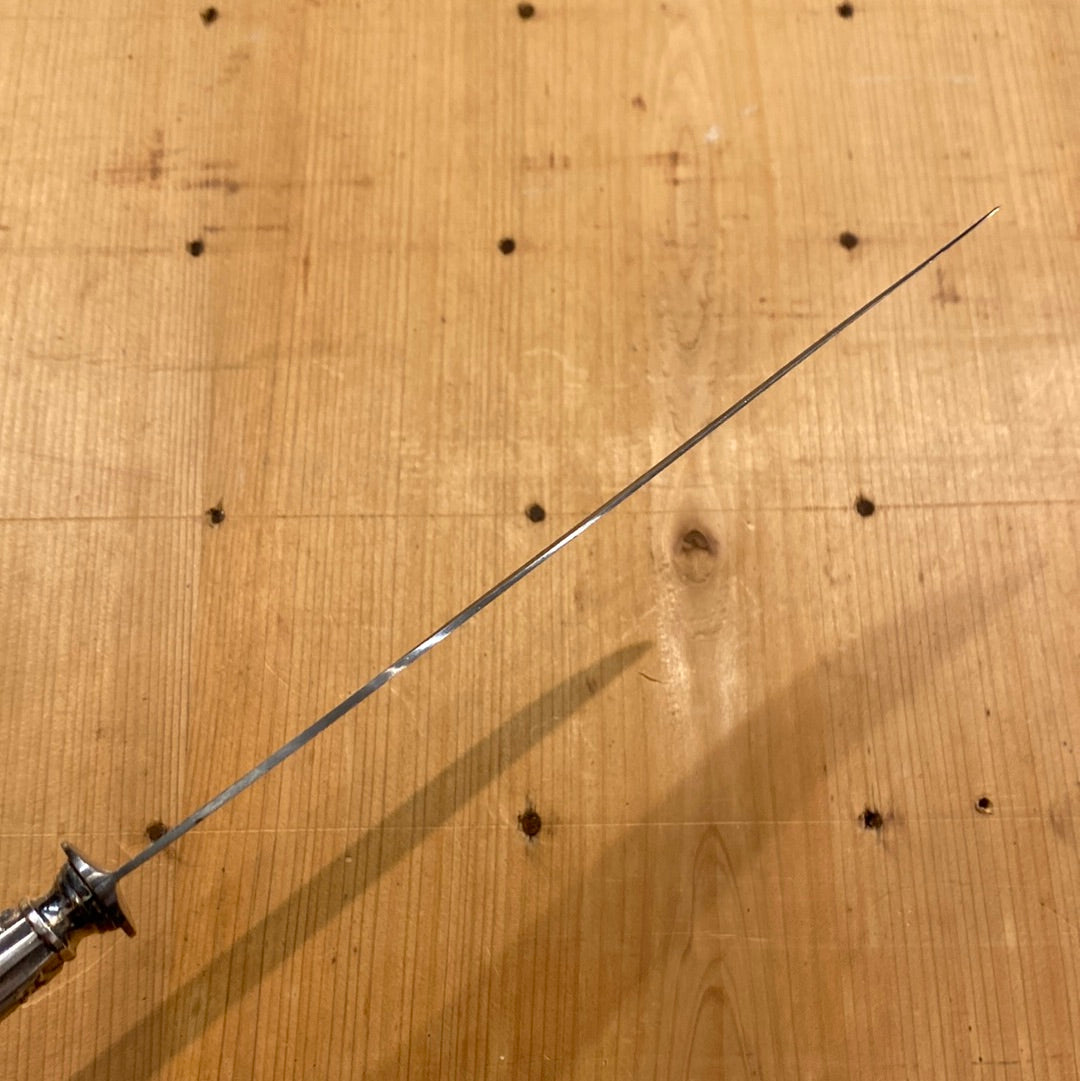 French Carving Set Silver & Carbon Steel Paris Acier Forge