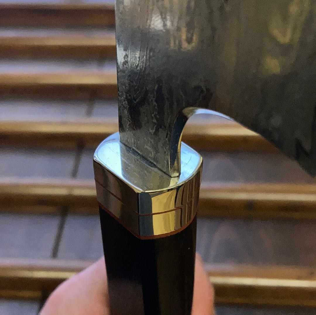 Hitohira Uki Sakura 240mm Gyuto Damascus Ebony Handle(Fusion)