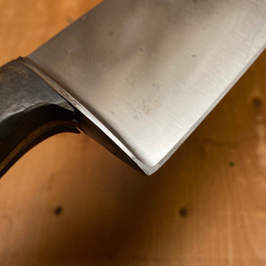 J. A. Henckels 10” Chef Knife Handforged Carbon Steel 1960’ early 70’s