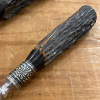 Hoffman's Columbus Carving Knife  & Steel Stag and Carbon