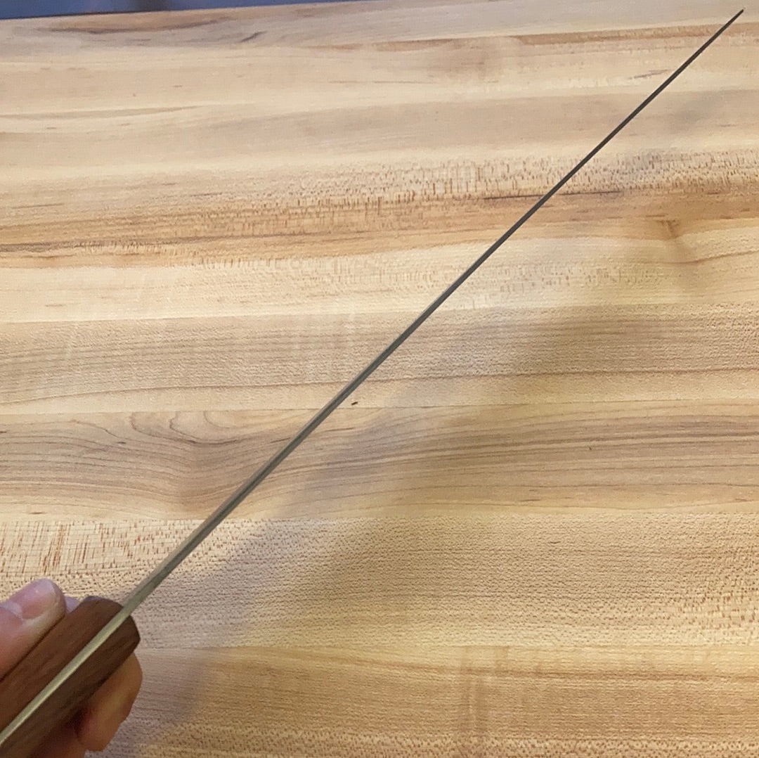 K Sabatier New Old Stock 12" Ham Knife Hand Forged Carbon Steel Rosewood Handle