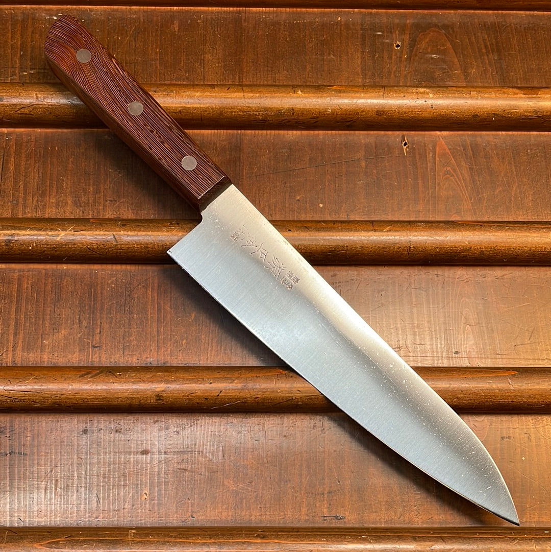 Masakane New Old Stock 195mm Gyuto SK Carbon Steel Tagayasan (No Bolster)