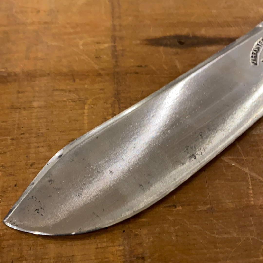 Nichols Bros. 8” Bullnose Butcher Shear Steel Late 19th C