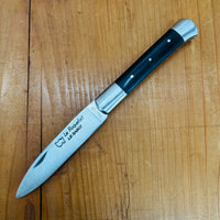 Au Sabot Roquefort 11cm Pocket Knife Stainless Ebony 2 Bolsters