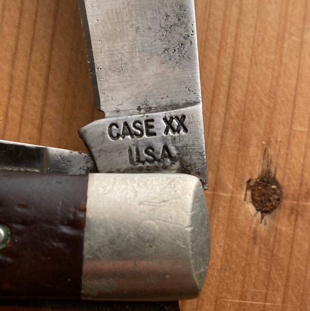 Case XX Trapper 6254 Redbone 4 dots 1976