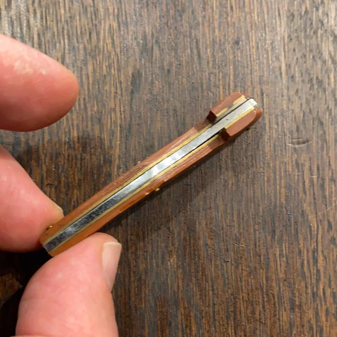 Minty A W Wadsworth 2 3/8” Figural Shoe Knife 1920’s?