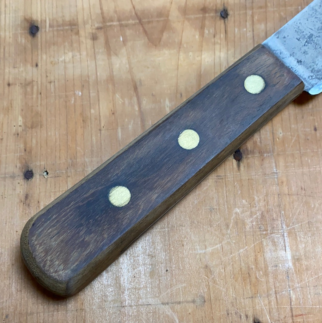 Unmarked 10” Scimitar Carbon Steel American 1930’s-60’s