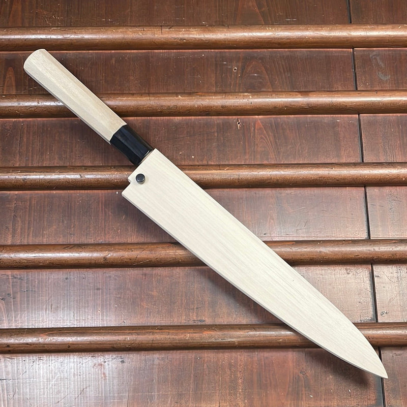 Ashi Hamono Ginga 240 mm Wa-Sujihiki Swedish Stainless with Saya