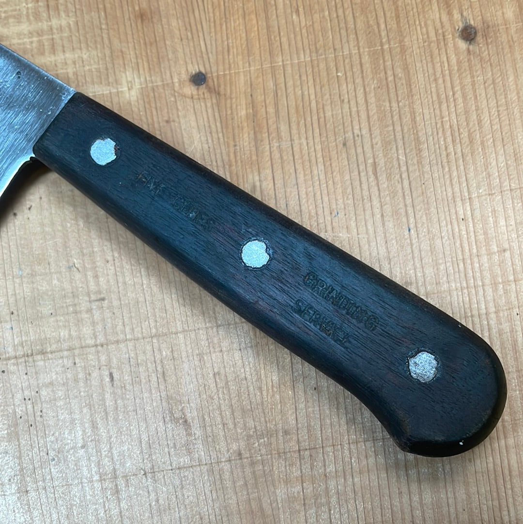 American 10" Chef Knife Carbon Steel & Rosewood ~1930's-60's