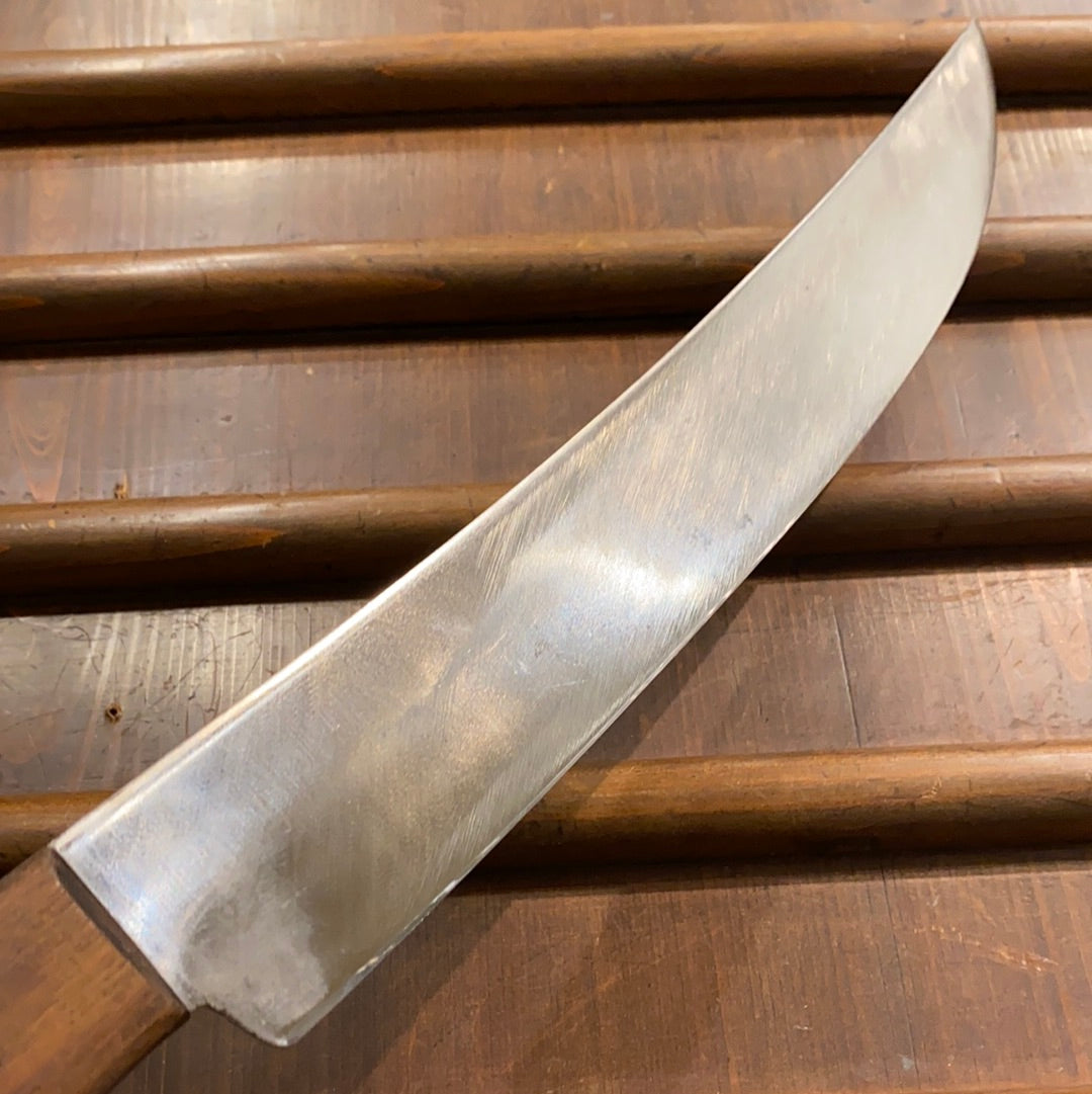 Unmarked 12” Scimitar Carbon Steel American 1930-60s