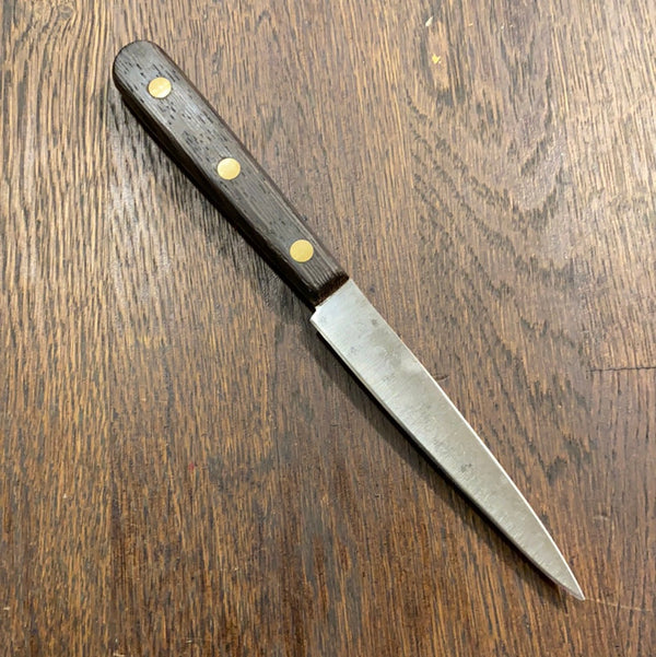 Vintage K Sabatier Jeune French Paring Knife Carbon Steel Wenge 1960’s
