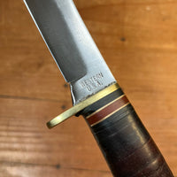Western USA 4.5” Fixed Blade Knife Boulder Colo. 1978-84