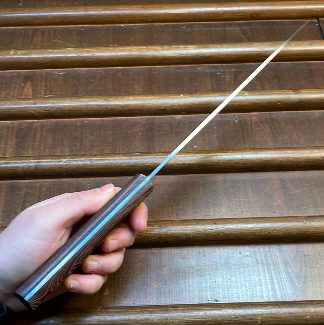 Masakane New Old Stock 195mm Gyuto SK Carbon Steel Tagayasan (No Bolster)