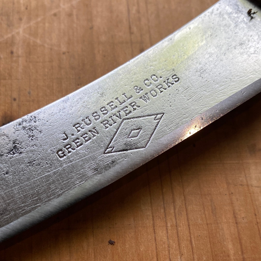 J Russell Green River Works 6” Skinning Knife Carbon 1884-1920’s