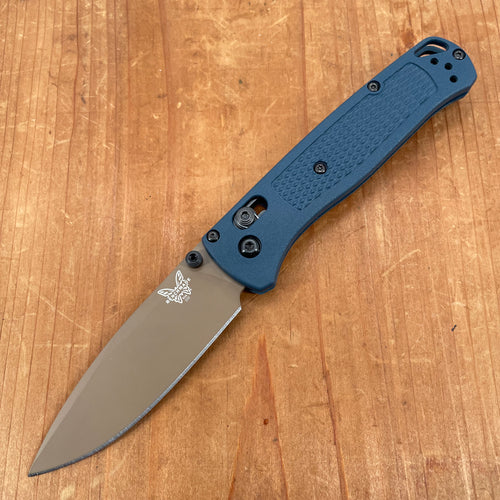  Benchmade - Bugout 535 EDC Knife with Blue Grivory