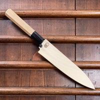 Sakai Kikumori Kikuzuki Kasumi 150mm Petty Shirogami 2 with Saya