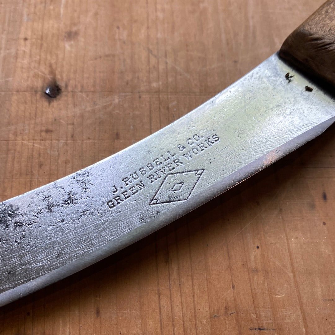 J Russell Green River Works 6” Skinning Knife Carbon 1884-1920’s