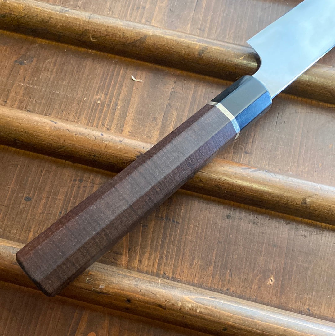 Tsourkan Knives 280mm Sujihiki AEB-L Rosewood (?) & Horn Handle